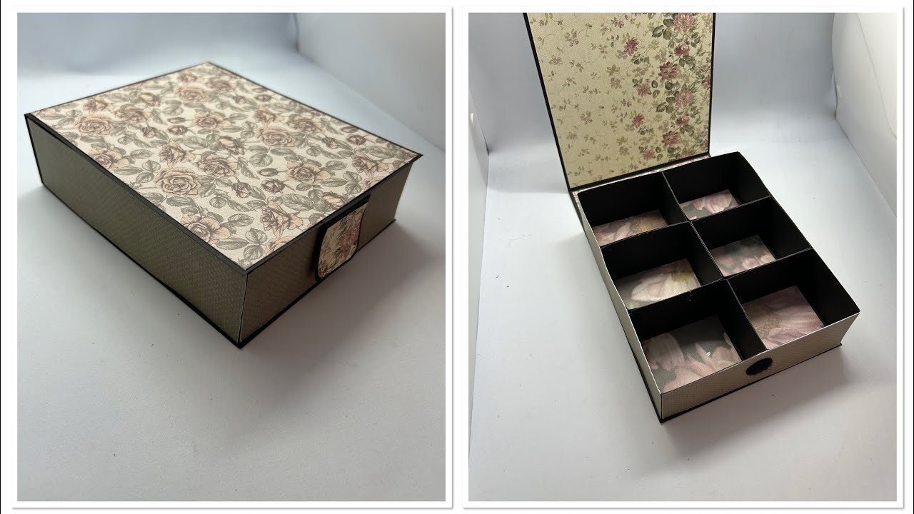 Tuto boite a compartiment facile 100%action