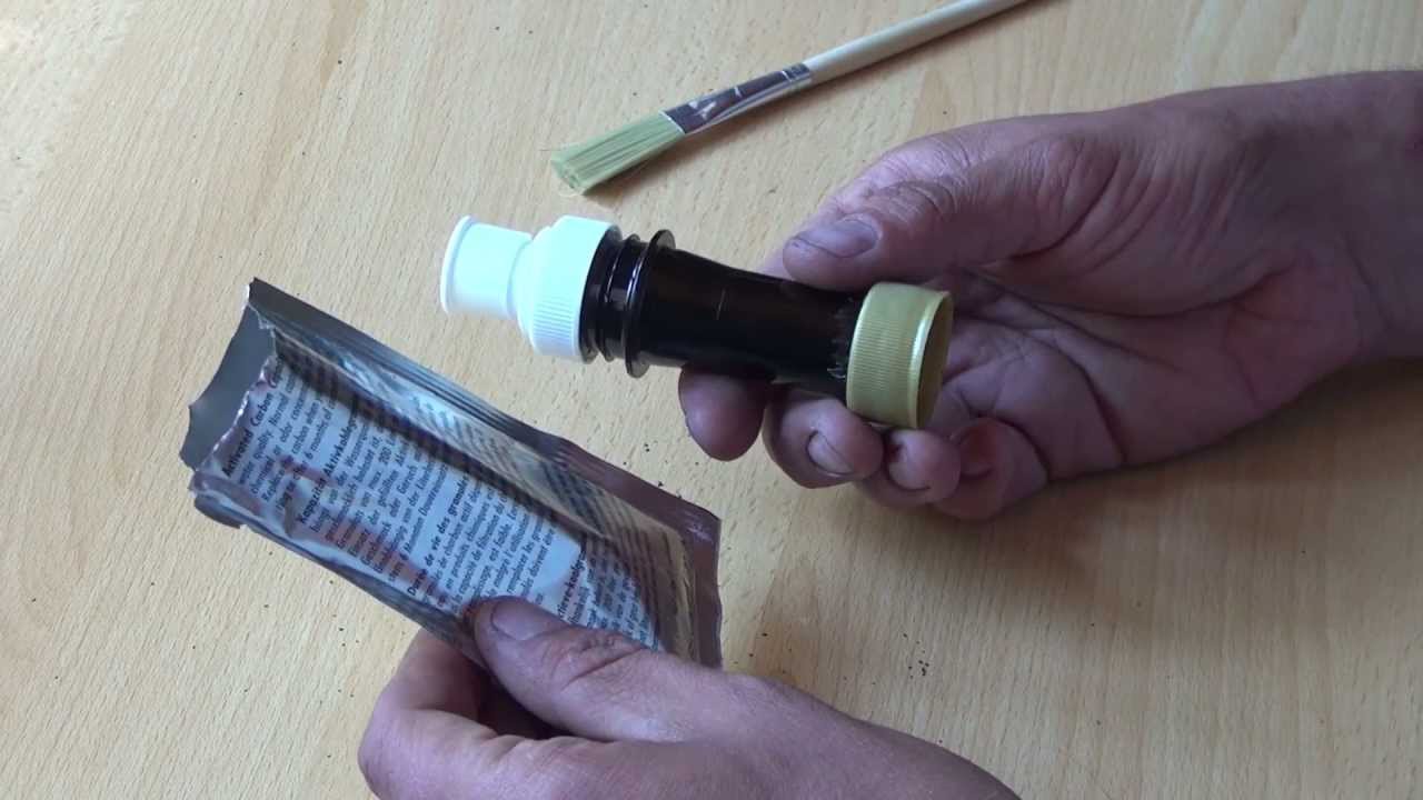 DIY Aktivkohlefilter für Sawyer Squeeze Wasserfilter