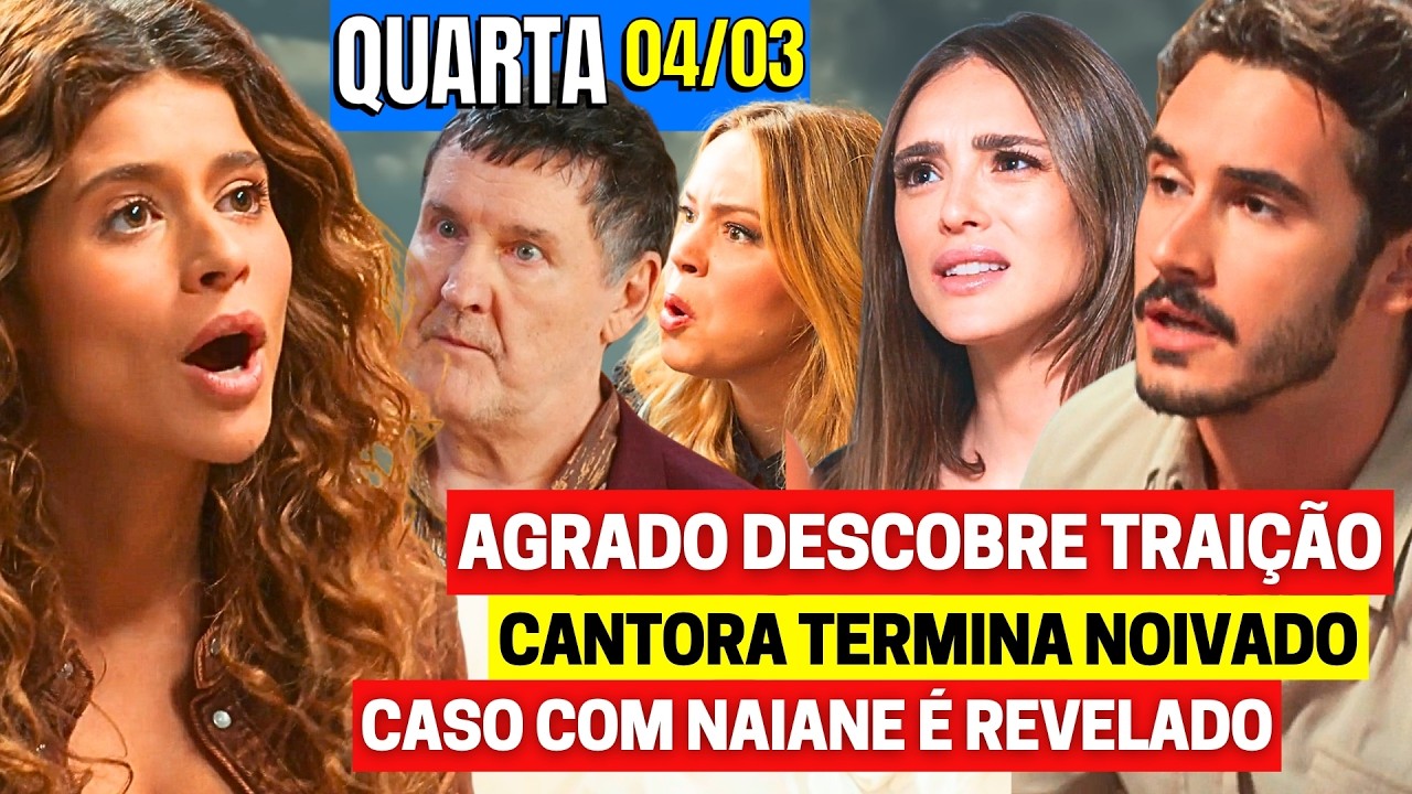 CORAÇÃO ACELERADO Capítulo de hoje QUARTA 04/03 Resumo Completo Nova Novela das 7 assistir ao vivo
