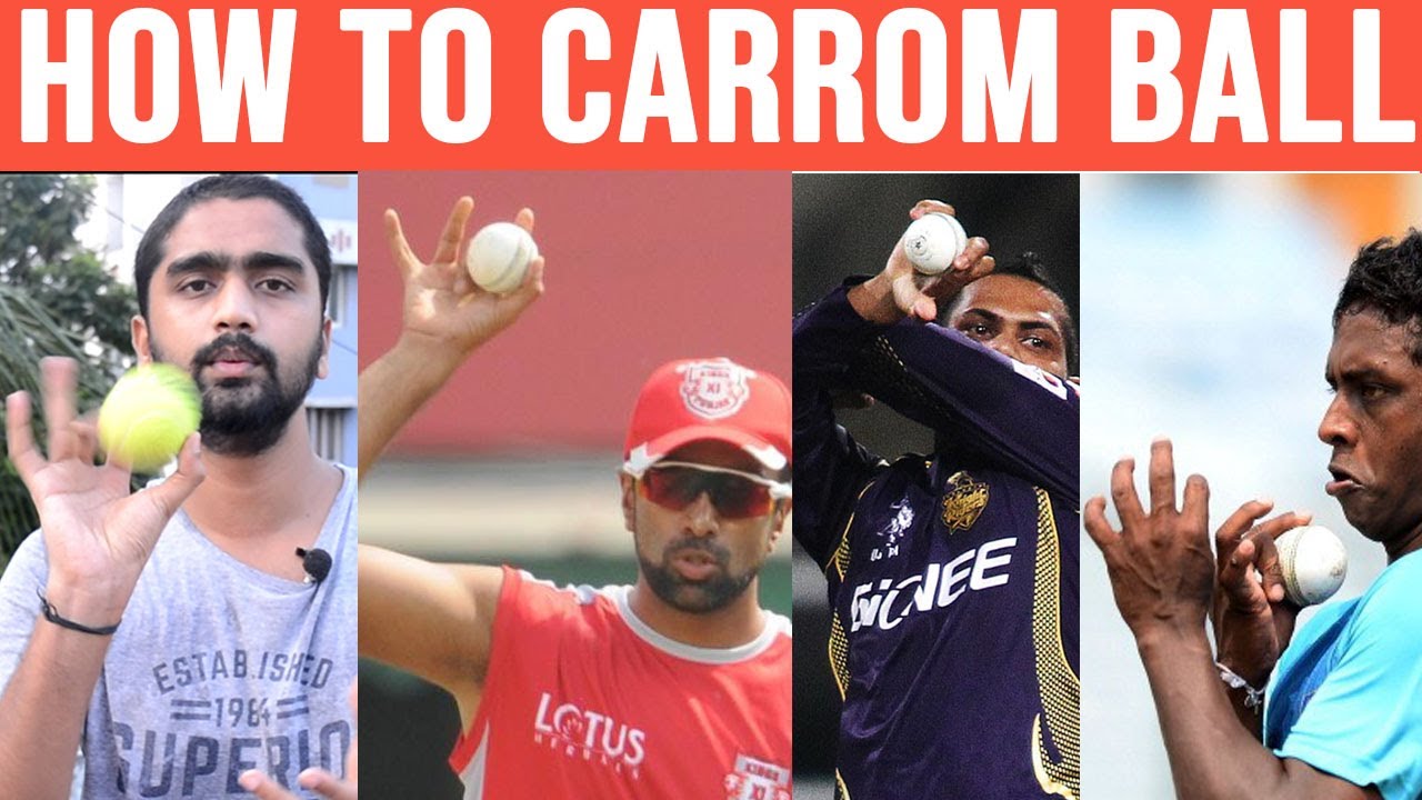 How to bowl Carrom ball | Bowling tips and tutorial | Sunil Narine Carrom Ball, Ravi Ashwin | Mendis