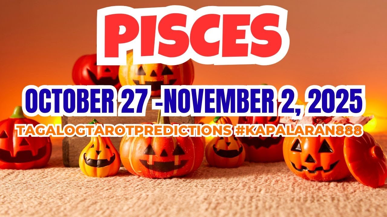 WOW! UNIVERSE & HEAVEN ARE POURING HUGE BLESSINGS! ♓️ PISCES OCTOBER 27- NOVEMBER 2, 2025 