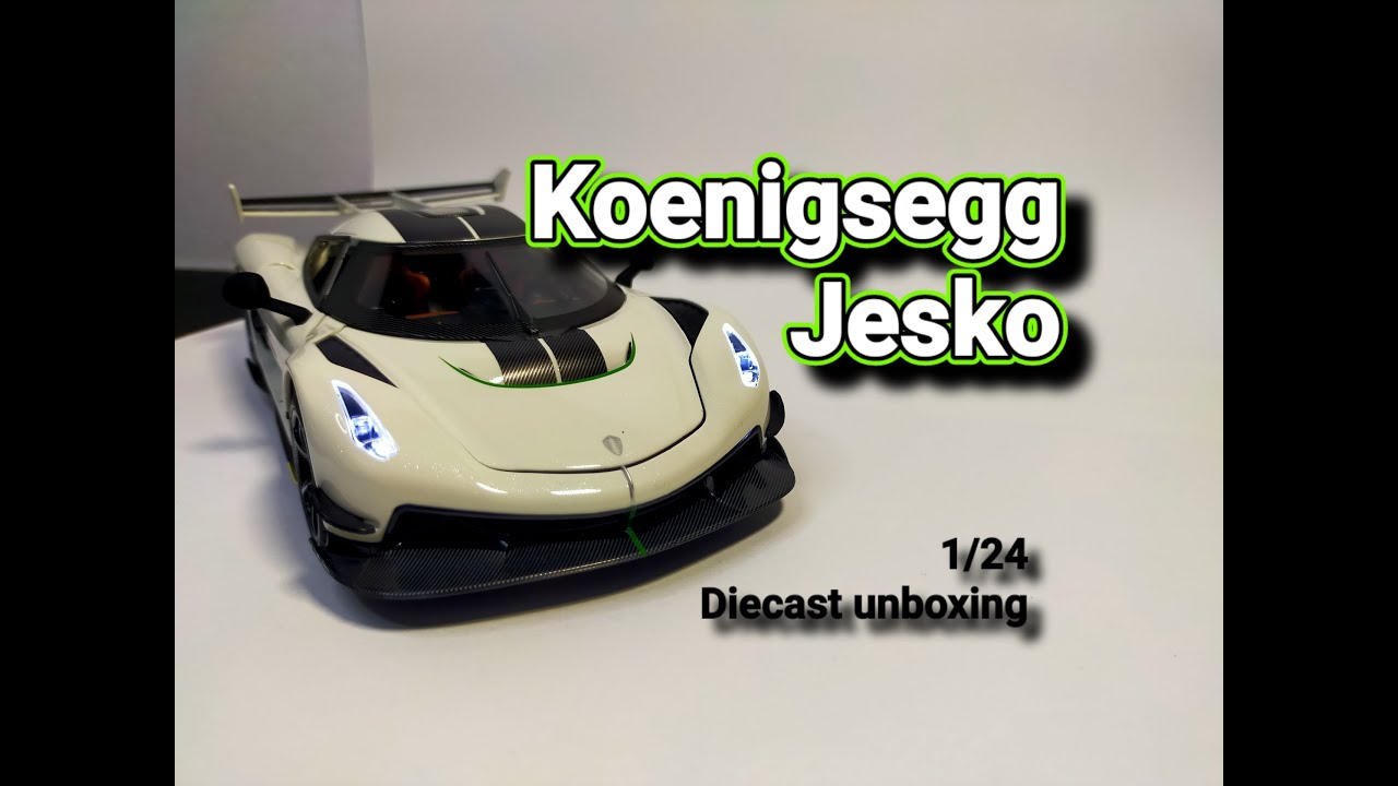 Koenigsegg Jesko 1/24 [Che Zhi] unboxing