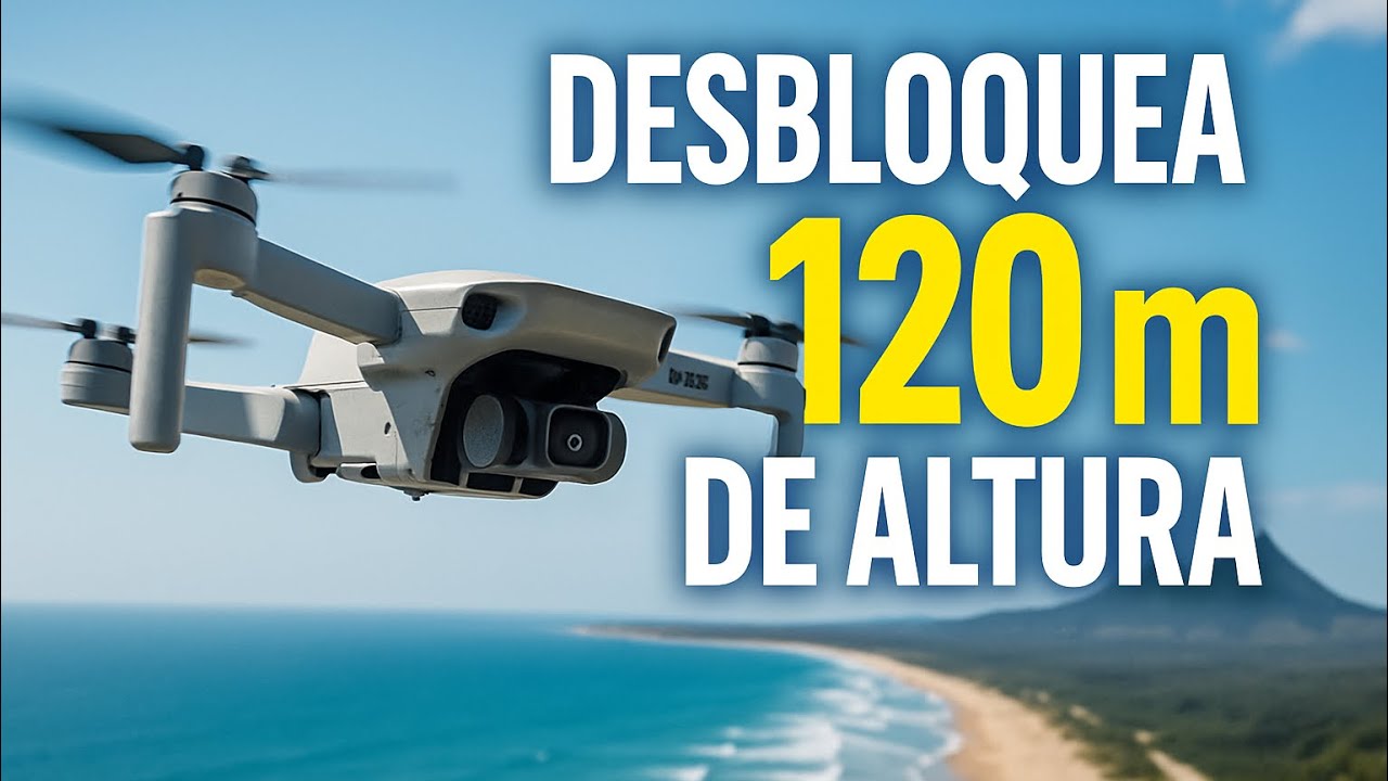 Cómo desbloquear los 120 m de altura DJI