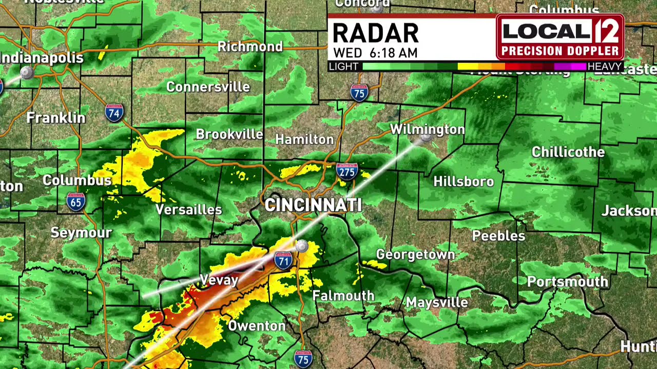 LIVE Cincinnati Weather Radar - Wednesday