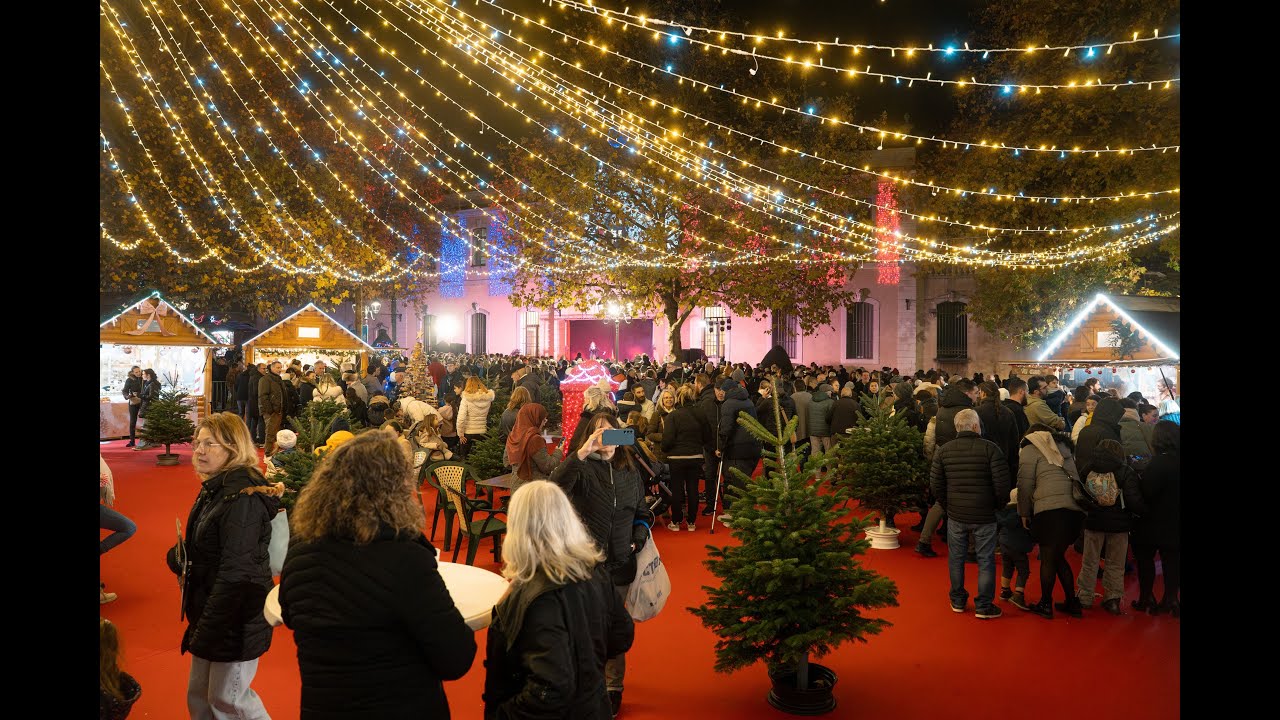 Soirée de fête à Alès pour le lancement des illuminations de Noël