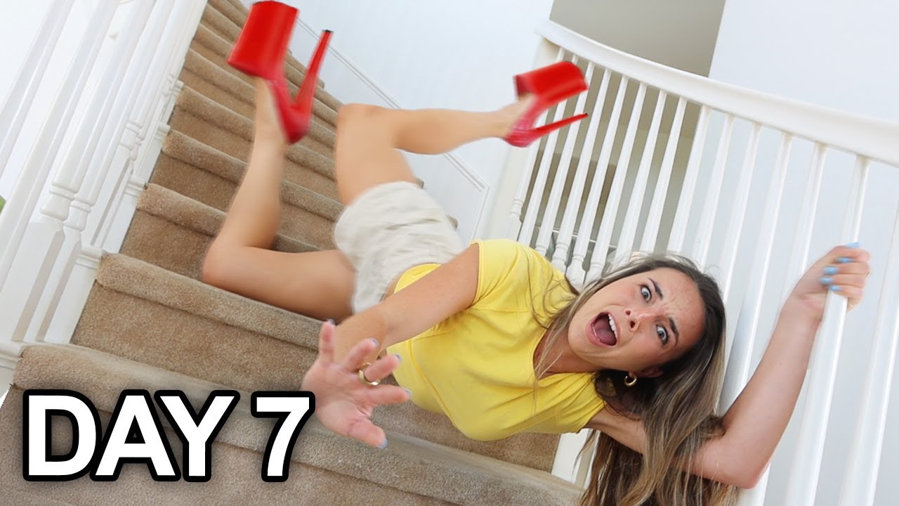 WEARING HIGH HEELS FOR 7 DAYS STRAIGHT.