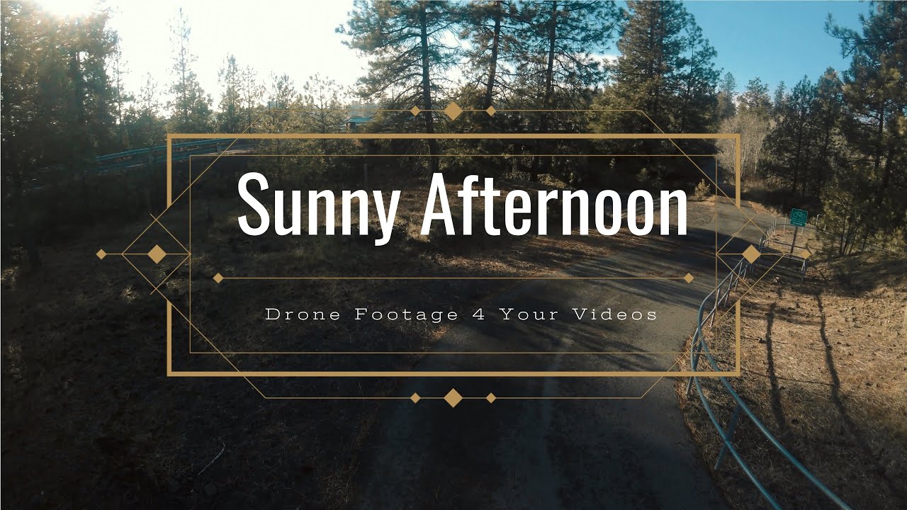 Crashing my Drone, Free Stock Drone Footage: Sunny Day Hiking,