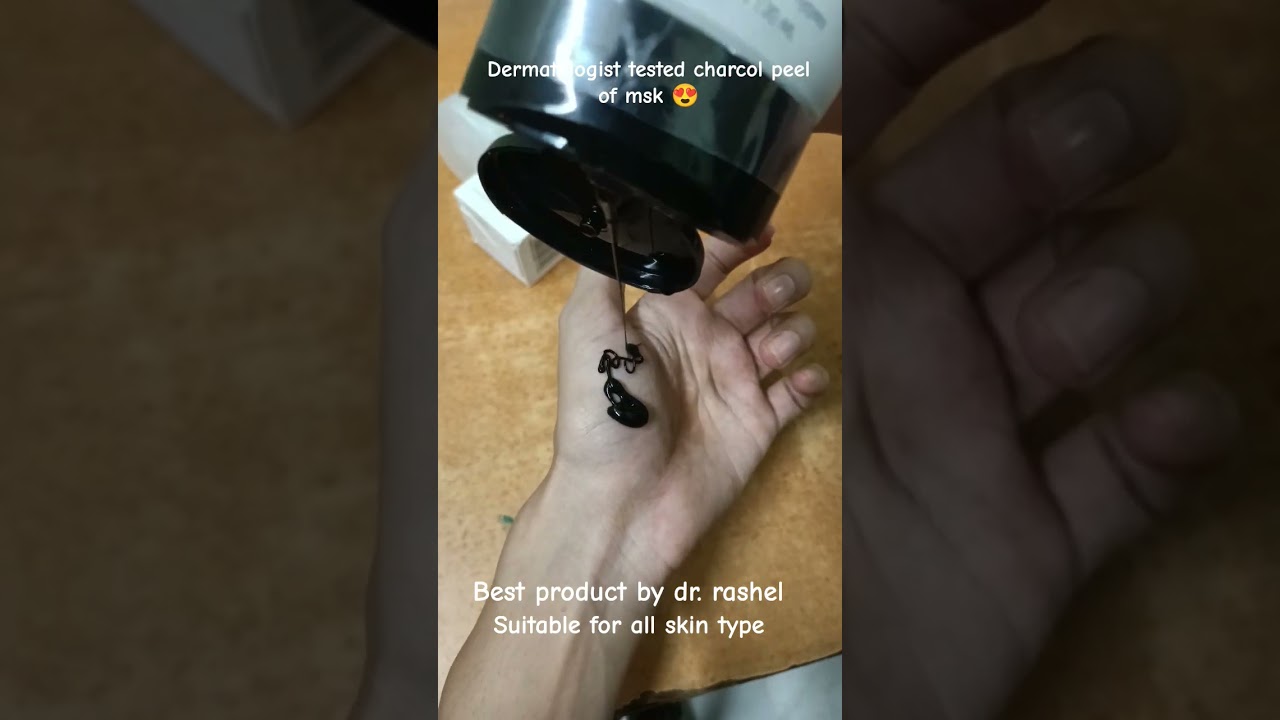 dr. Rashel charcol peel of mask / suitable for all skin type 