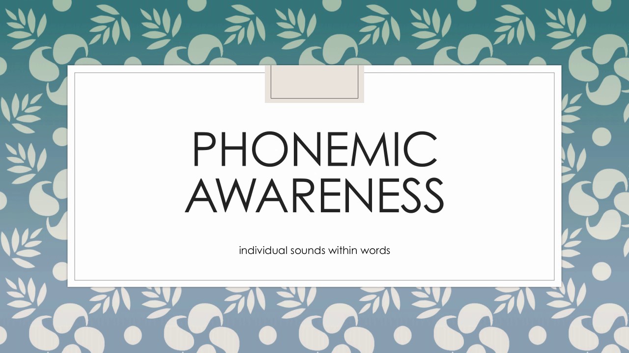 Phonological Development