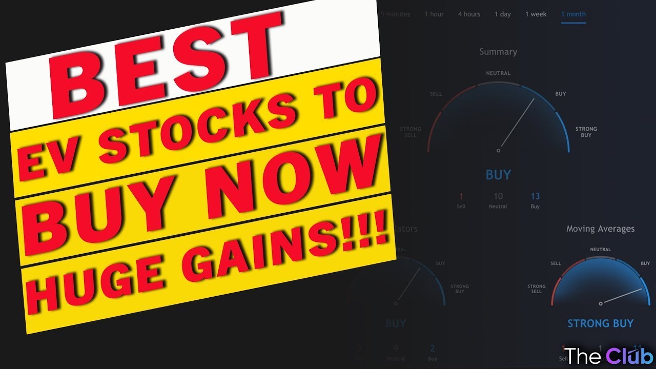 BEST EV STOCKS TO BUY NOW!!! 10X FROM HERE...