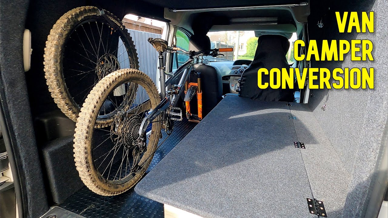 MTB Van Conversion - Renault Kangoo + MTB Thru Axle mount DISCOUNT CODE | Part 1