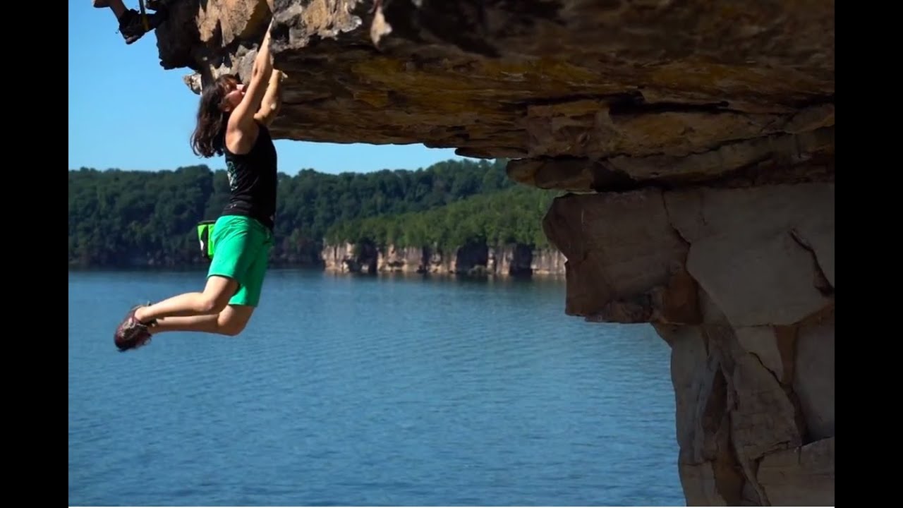 Deep Water Solo Climbing at Summersville Lake, WV - #GoToWV