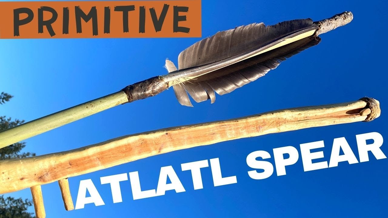 Atlatl Spear Competition (Part 1) - Making the Spears