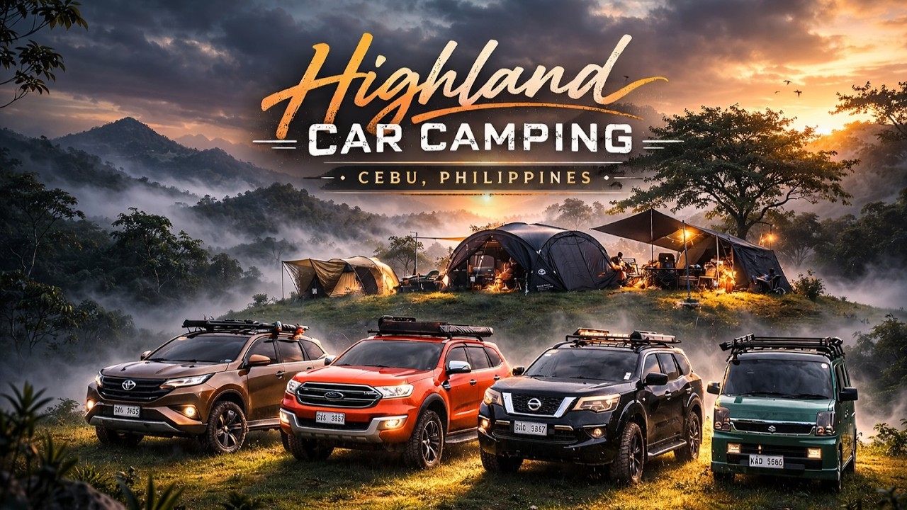 Highland Car Camping in Cebu | The Dales at Terracota Manor | ASMR Camping Video | Kei Car Camper