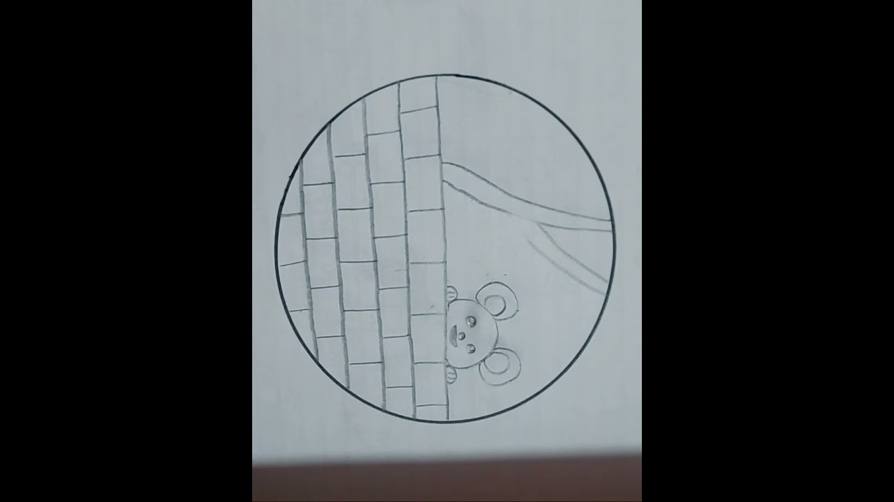 Easy  panda 🐼 pencil sketch 