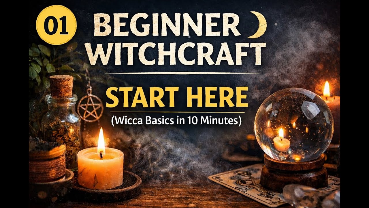 01 | Beginner Witchcraft: Start Here (Wicca Basics in 10 Minutes)