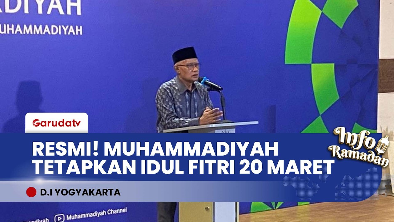RESMI! PP Muhammadiyah Tetapkan Idul Fitri 20 Maret 2026, Simak Pesan Penting Haedar Nashir!