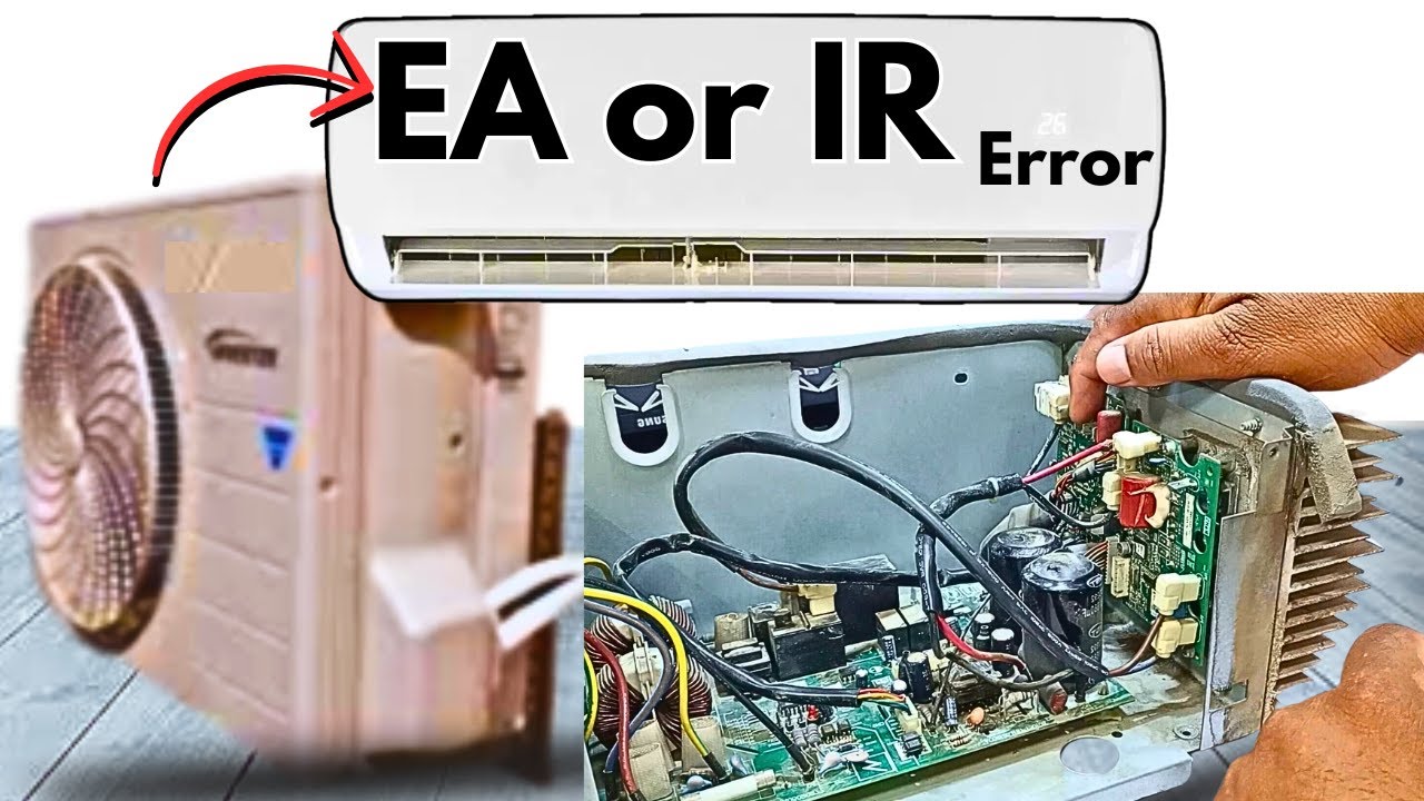 Кондиционер показывает ошибку EA/IR — почему?