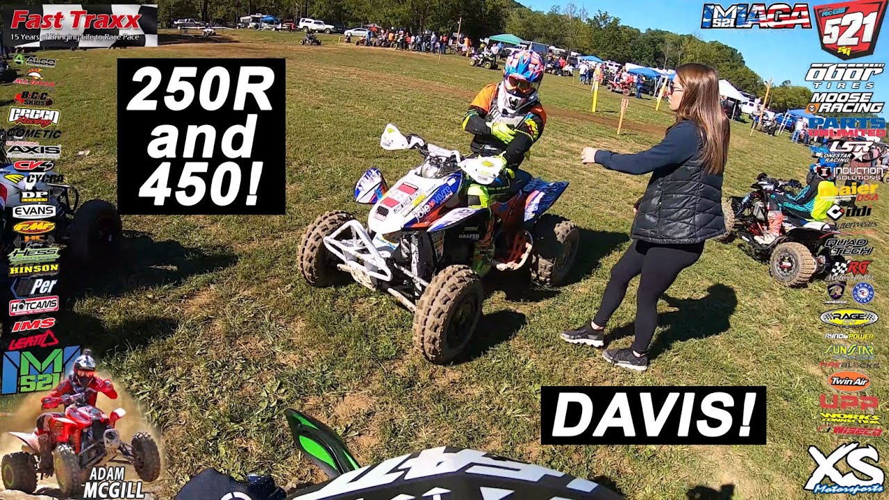Adam McGill #521 @ Fast Traxx - 250R DAVIS & 450 - Relay Race - 3 Runs