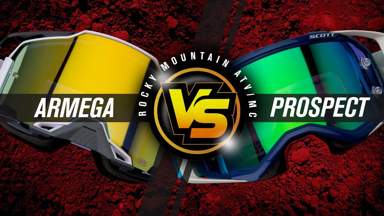 100% Armega vs Scott Prospect | Which Motocross Goggle is Best For You?