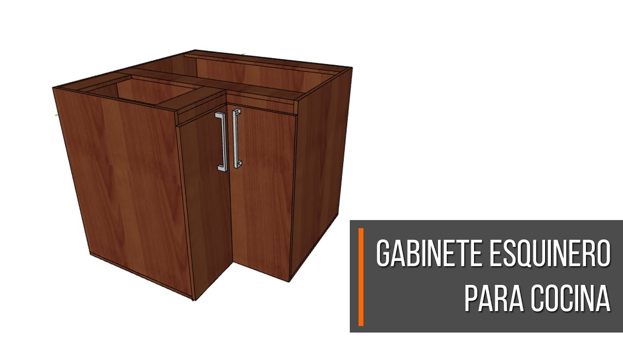 ✅ Como diseñar un gabinete esquinero para cocina en SKETCHUP ¡¡¡ FÁCIL Y RÁPIDO !!!