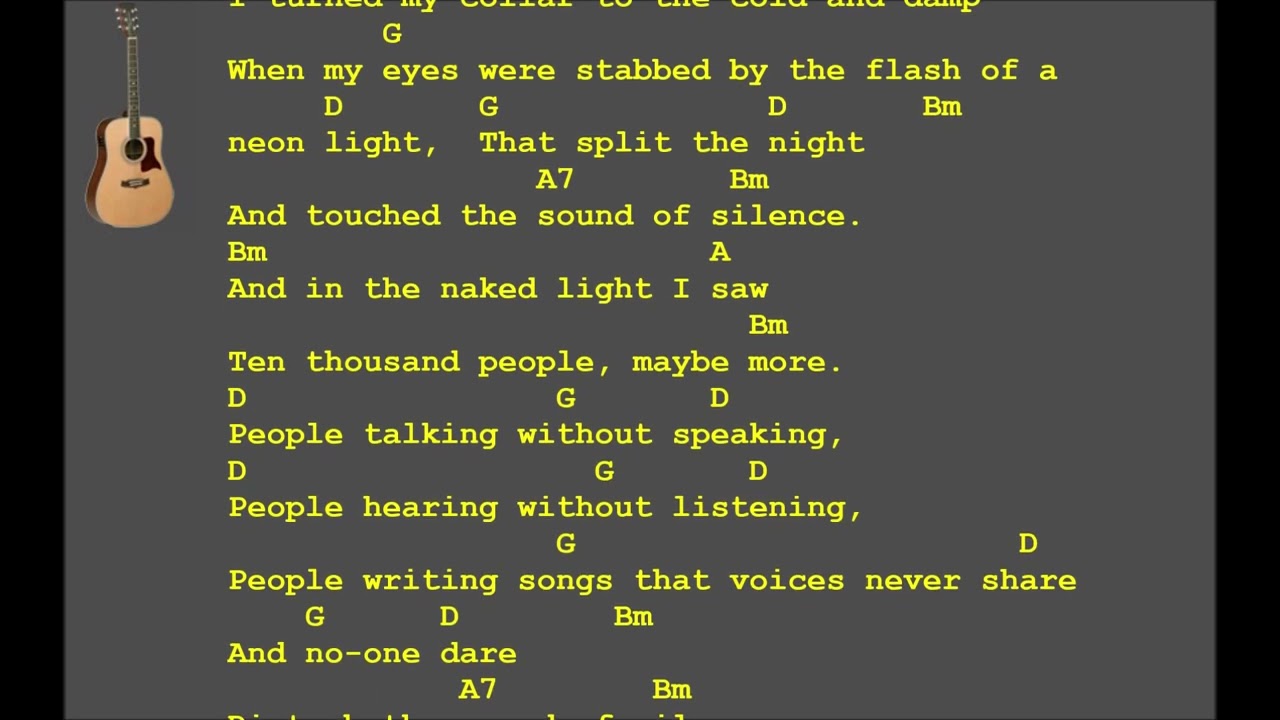 The Sound of Silence Simon and Garfunkel cover (2)