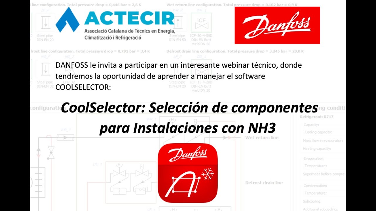 CoolSelector: Selección de componentes para Instalaciones con NH3