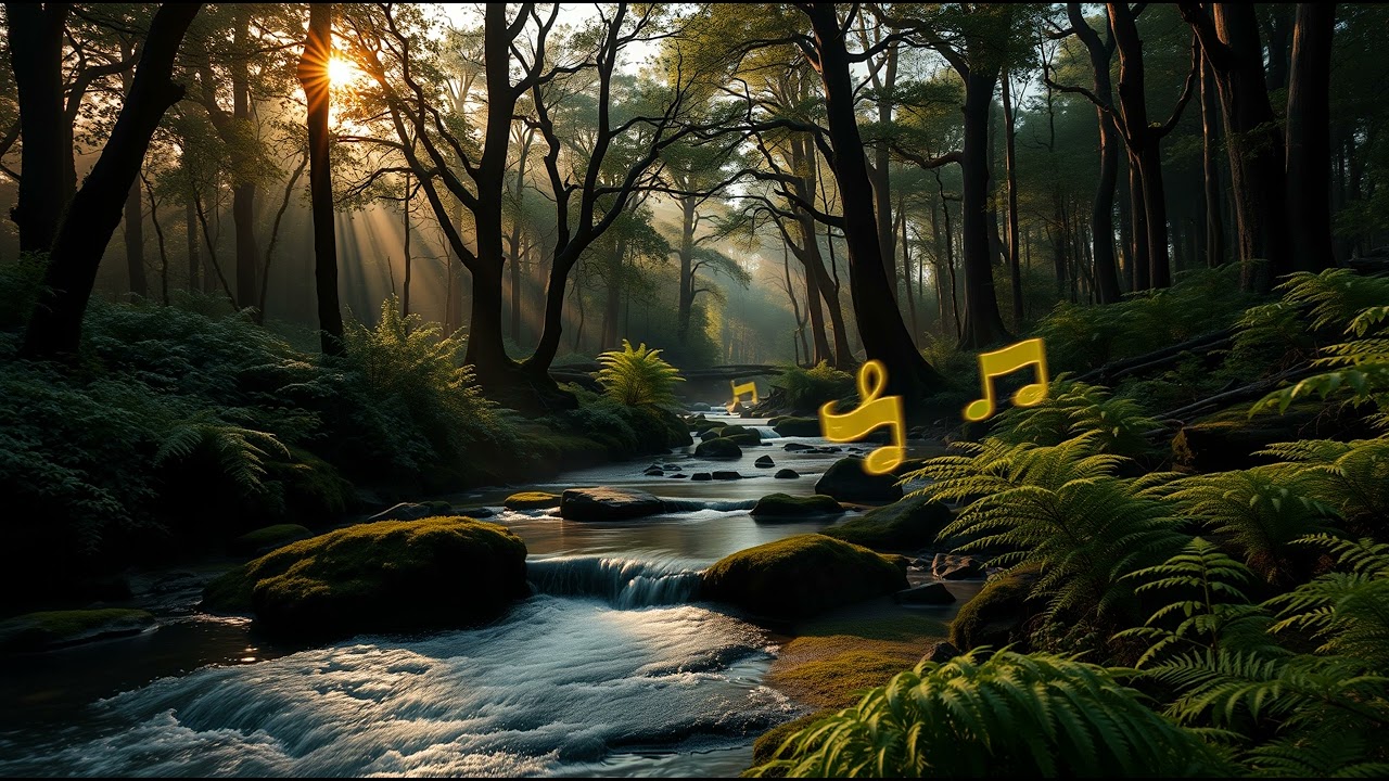 Zen Piano & Nature Melodies 🧘‍♀️ Relaxing Study Music