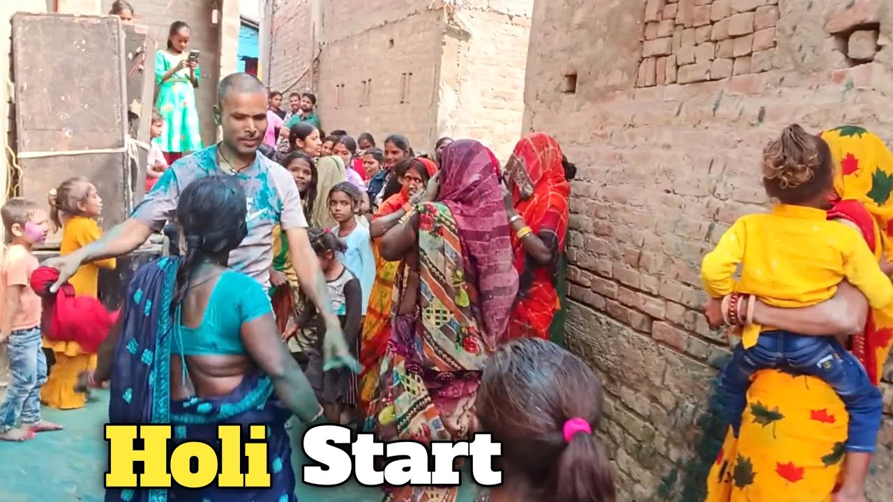 Day 71/100 - Hamare gaon me Holi start ho gaya 