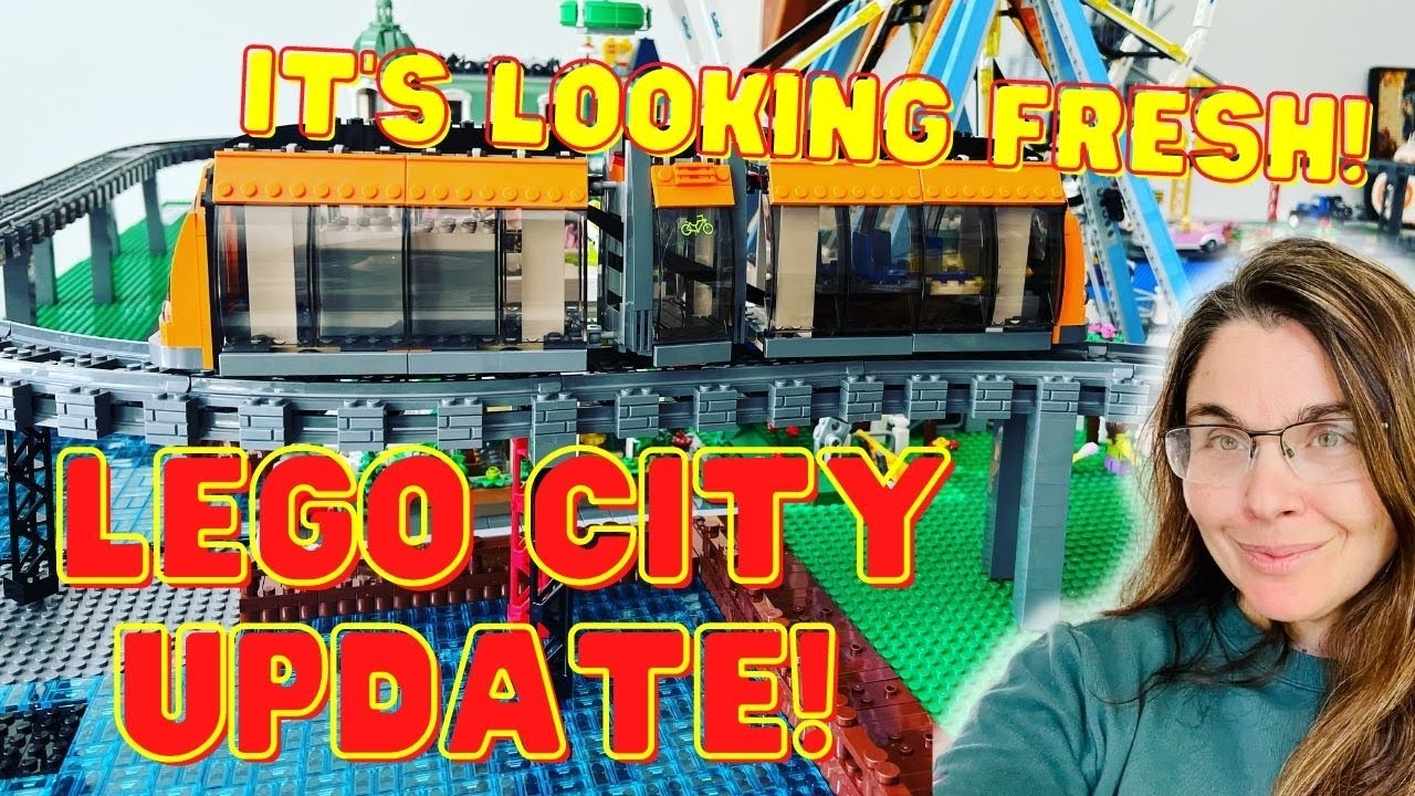 Fresh LEGO City Update and I Motorized the Tram from 60097