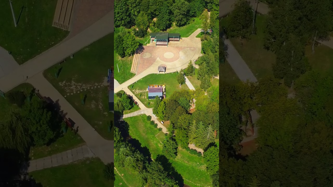 Ustrzyki Dolne z Drona  #drone #dji #droneovercity #ustrzykidolne