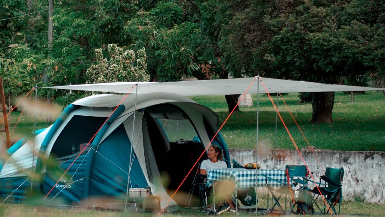 ACAMPAMENTO DE VERÃO #asmr #camping #campinglife #acampamento #acampar