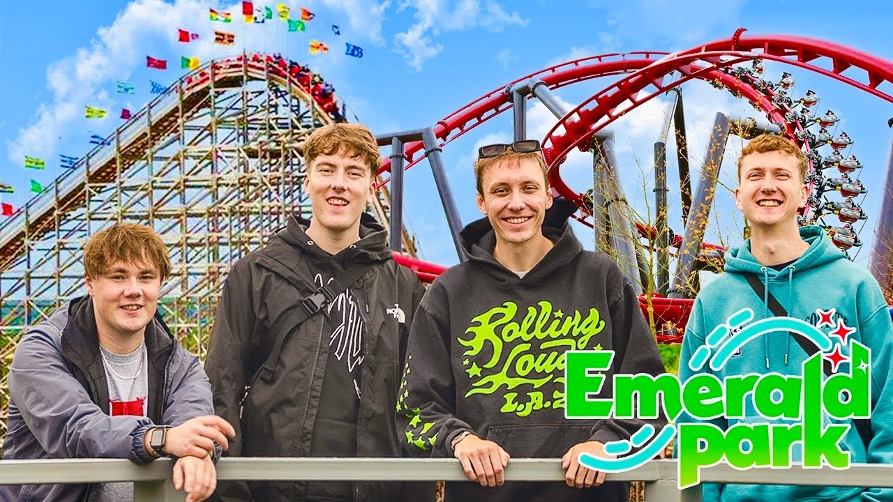 Ireland's BEST Theme Park! | EMERALD PARK Vlog!