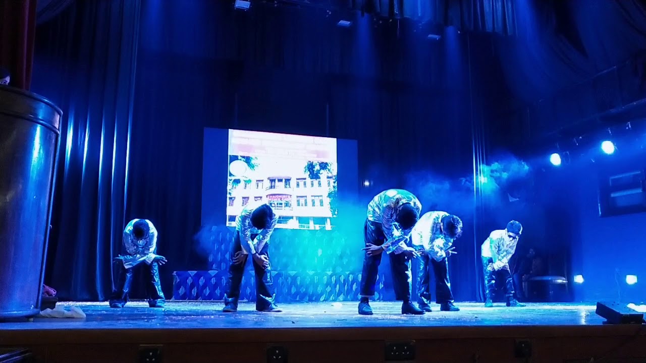 Robotic dance By kids school annual function