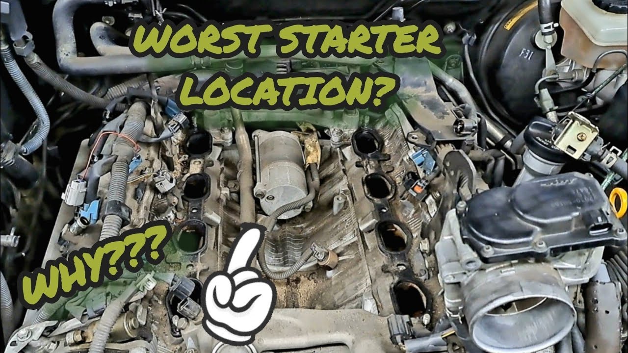 Starter Motor Removal #lexus #ls430 #gs430 #sc430 #toyota #v8  #automotive #mechanic #diy