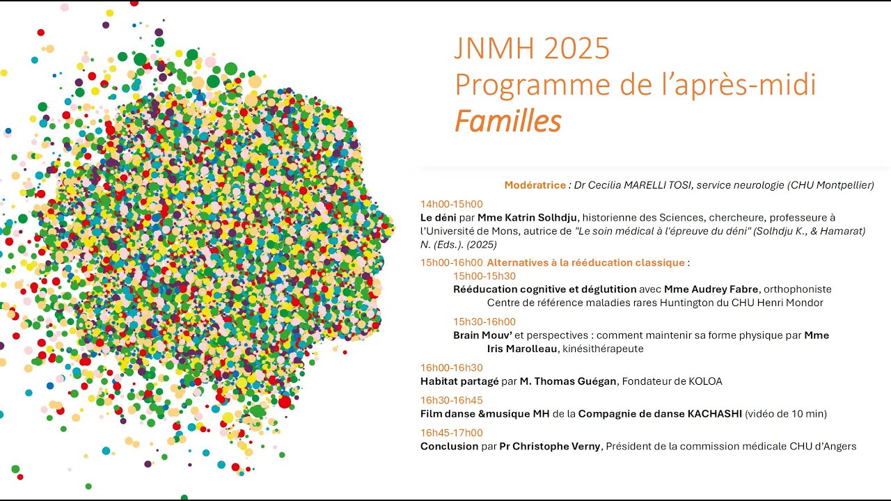Journ&eacute;e Nationale de la Maladie de Huntington - Familles - JNMH 2025 Apr&egrave;s midi