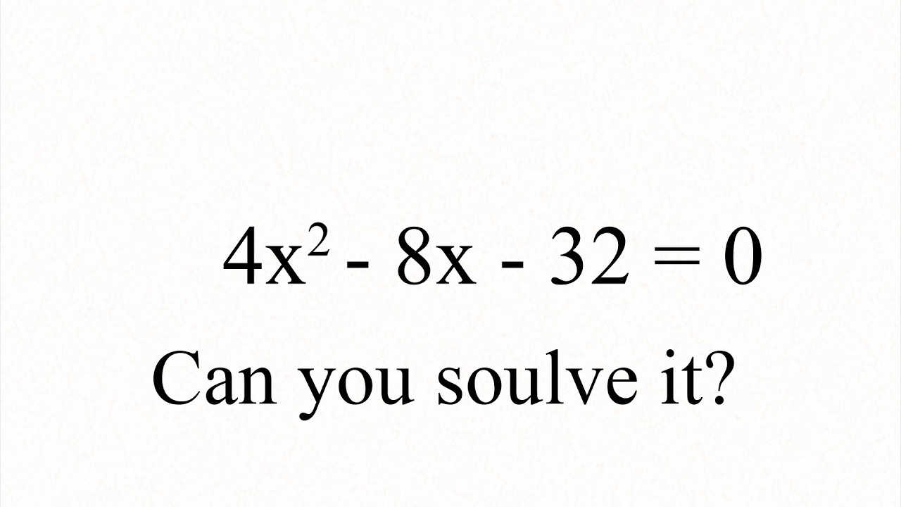 Stop Struggling With Quadratic Equations | Here's Why