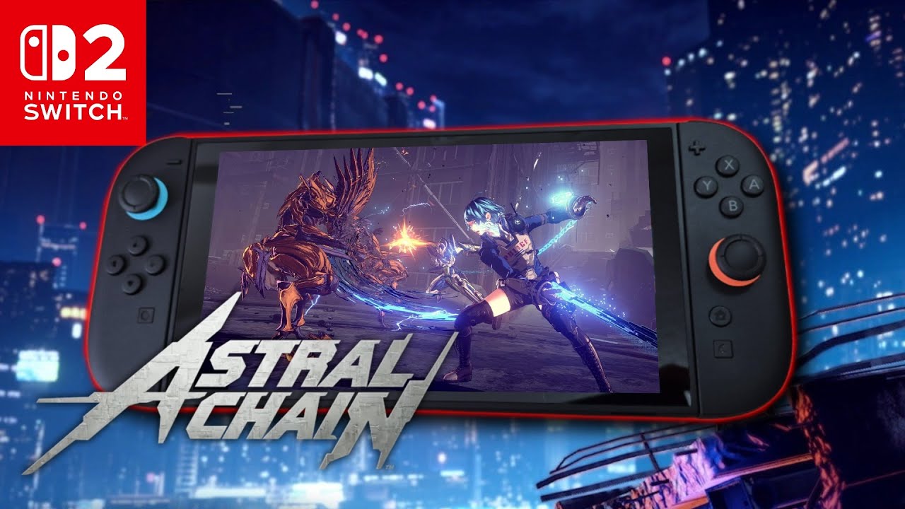 First minutes of Astral Chain gameplay on Nintendo Switch 2