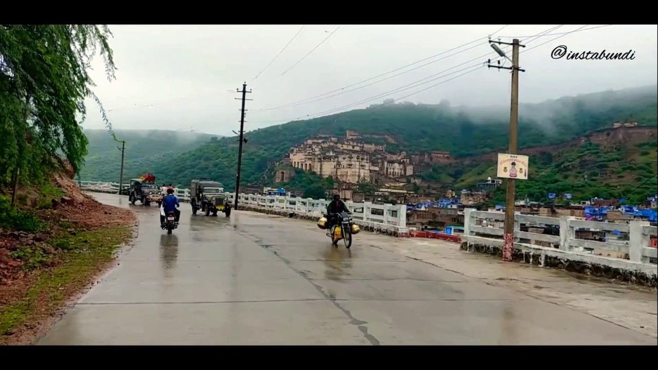 मानसून मे कुछ इस तरह दिखता हैं बूंदी शहर । Bundi city HD