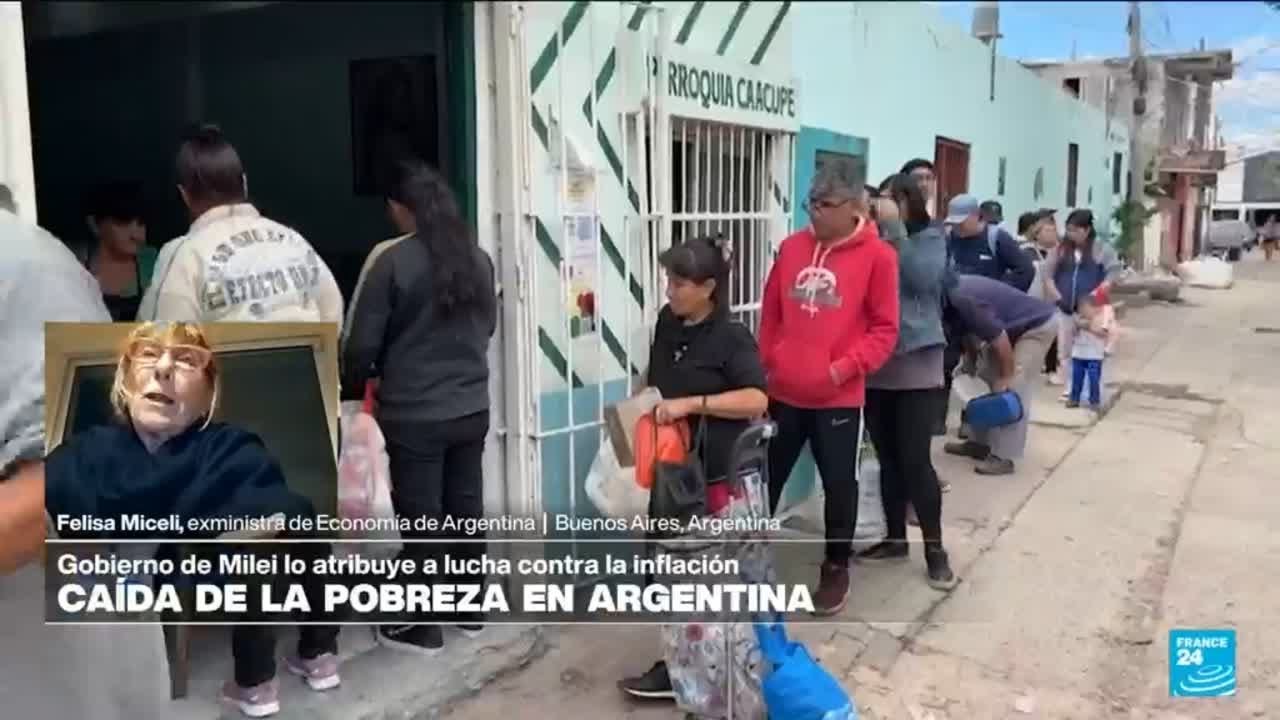 Felisa Miceli: 'El índice de pobreza en Argentina está mal calculado' • FRANCE 24 Español