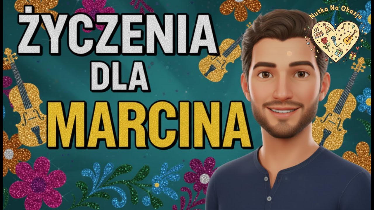 Życzenia imieninowe dla MARCINA 💐 Wesoła piosenka z życzeniami | Biesiada Folk Urodziny Marcina