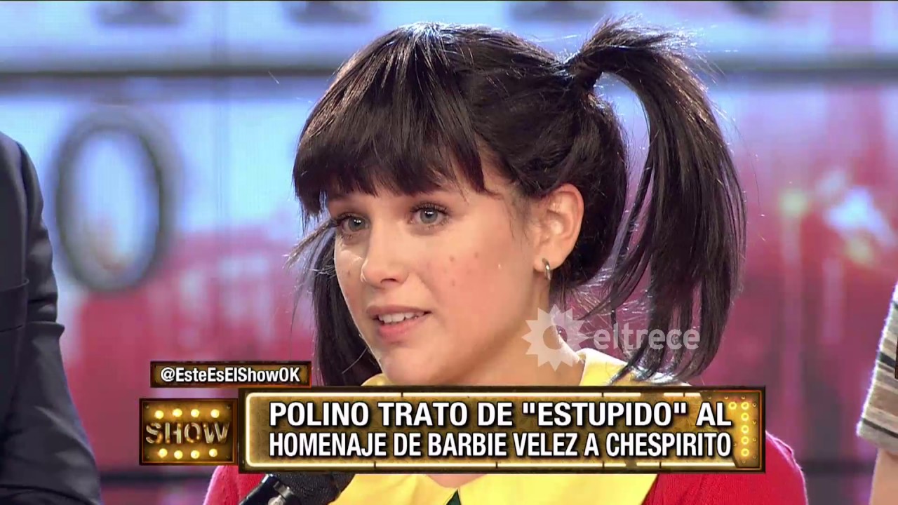 Polino destrozó a Barbie Vélez en su homenaje a Chespirito