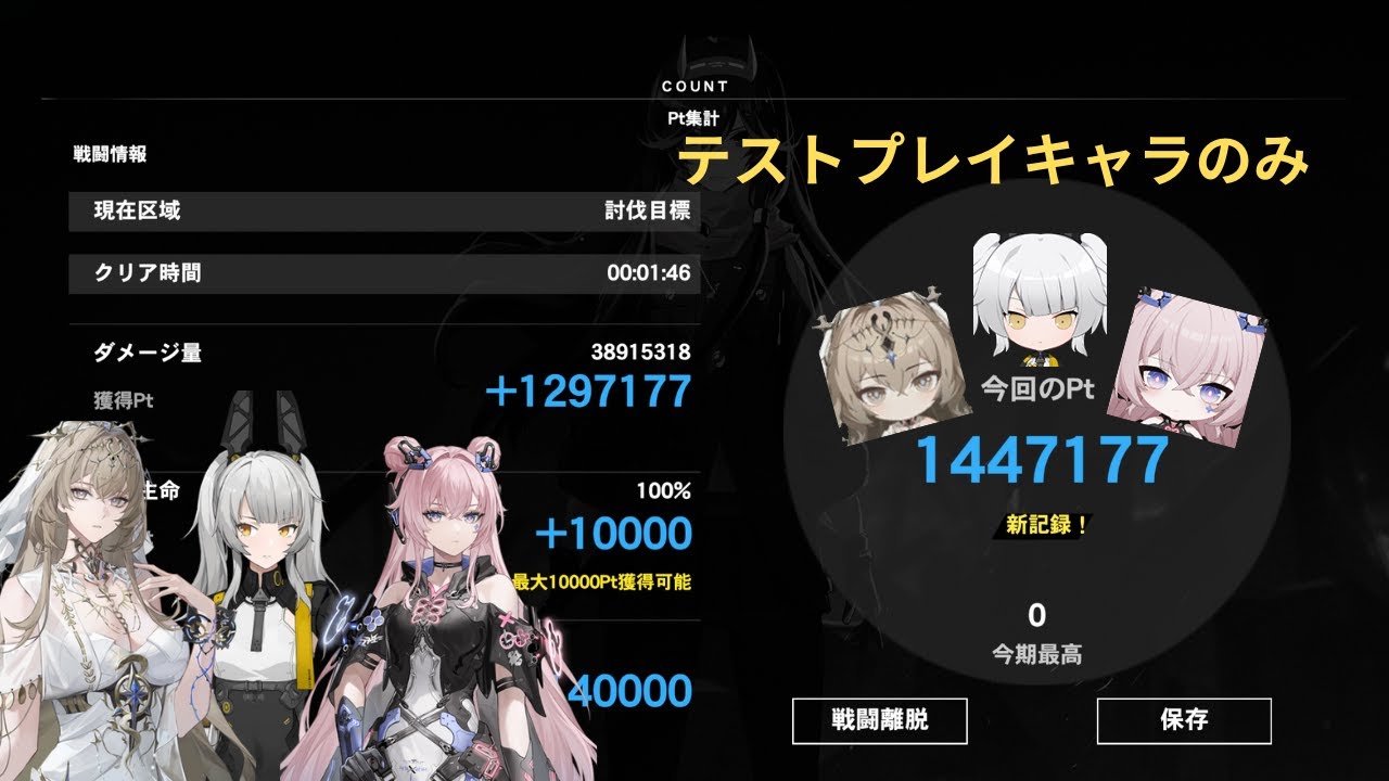 【PGR】包囲討伐テストプレイキャラのみ43