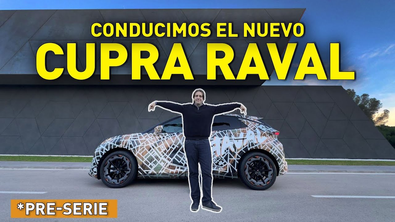 Al volante del CUPRA Raval VZ Extreme antes de su presentación: el urbano mega-deportivo de CUPRA.🔥