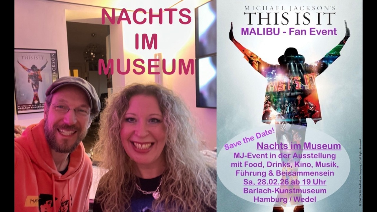 Das war „Nachts im Museum“ — unser Fan-Event in der MJ-Ausstellung, Barlach-Museum Wedel, 28.02.26