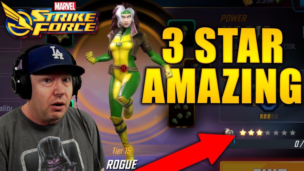 3 Star Rogue is AMAZING in Arena - Massive Punch Ups! - MARVEL Strike Force - MSF