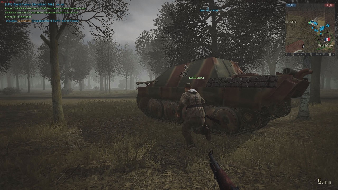 Forgotten Hope 2 La Hardt Forest gameplay