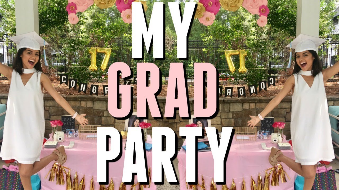 MY GRADUATION PARTY VLOG