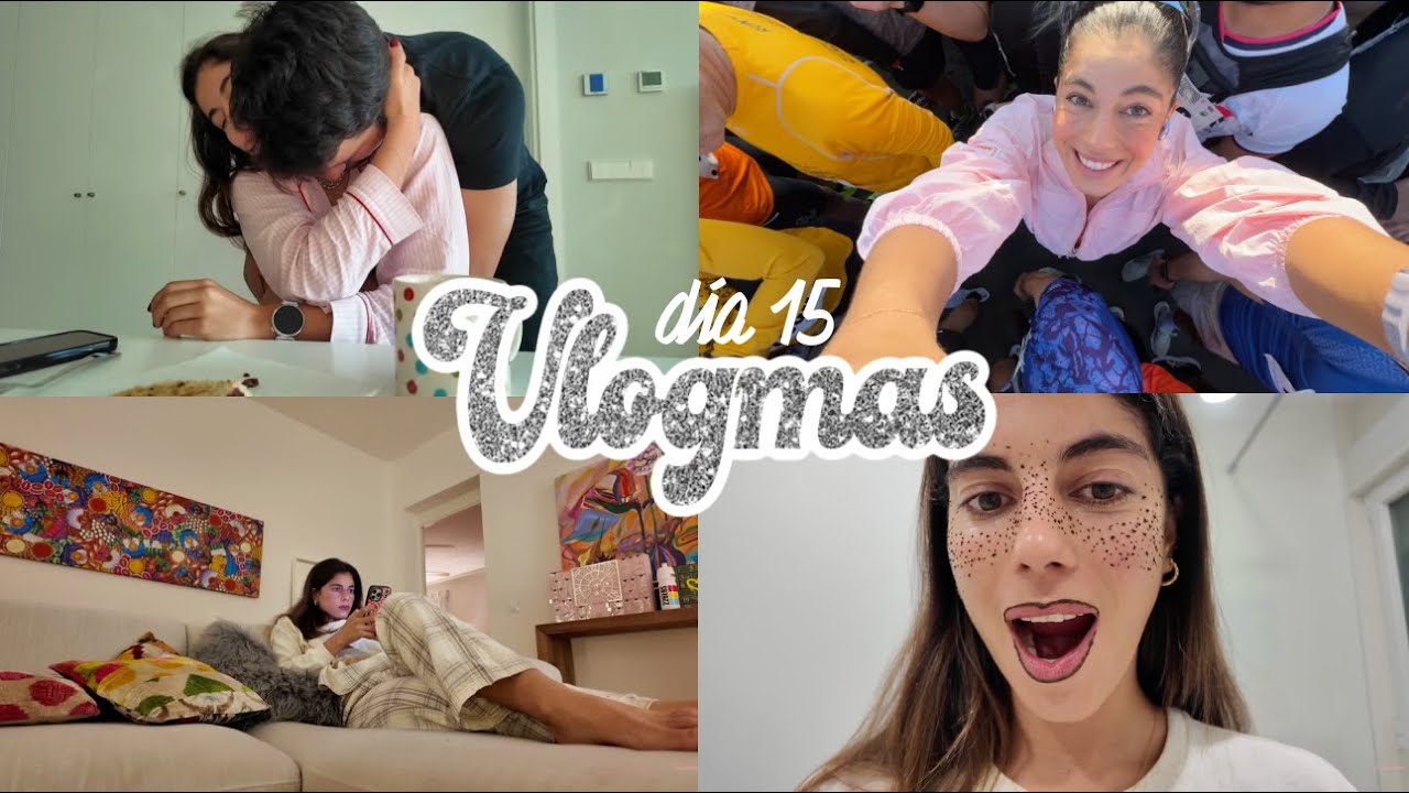 VLOGMAS 15 - Media Maratón en 1h30, Vitoria y un día más con pecas de henna