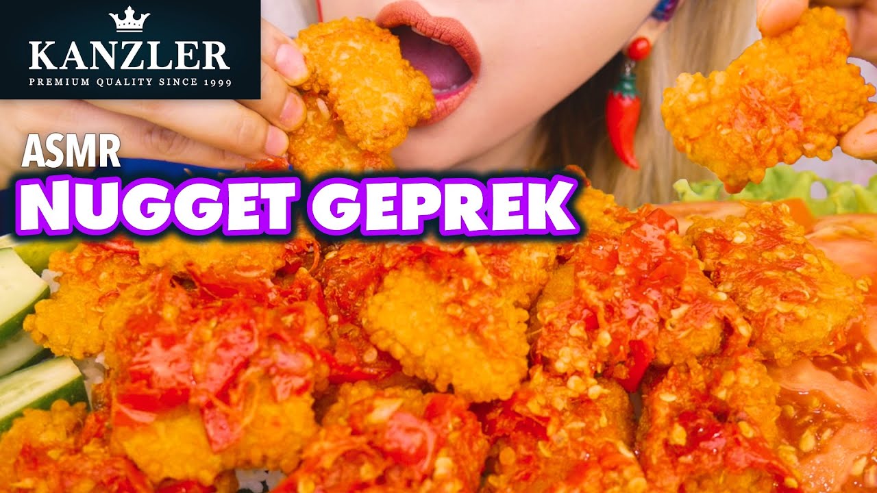 ASMR NUGGET GEPREK SUPER PEDAS, PALING CRISPY SE-INDONESIA | ASMR Indonesia